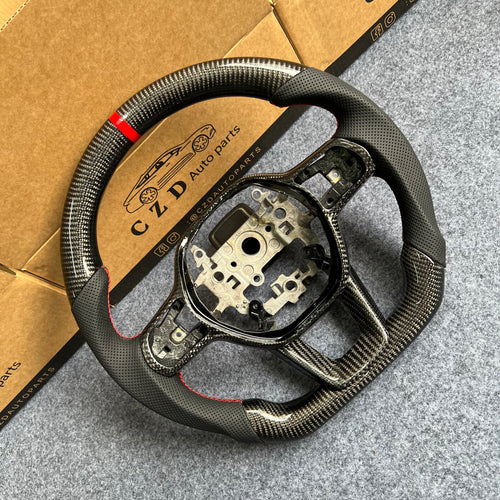 czd auto parts carbon fiber steering wheel for Honda 11th gen Civic XI 2021-2022 with gloss carbon fiber