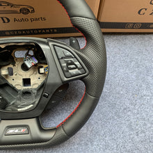 Load image into Gallery viewer, CZD auto parts for Chevrolet 6th gen Camaro 2016-2020 carbon fiber steering wheel with smooth leather
