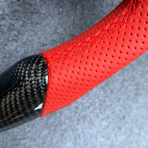 czd auto parts carbon fiber steering wheel for Toyota BRZ 2012-2016 with red leather