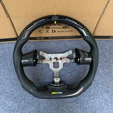 Load image into Gallery viewer, CZD auto parts for  Chevrolet Corvette C6 Z06 C6 2005-2013 carbon fiber steering wheel with yellow logo