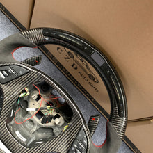 Load image into Gallery viewer, CZD autoparts for Chevrolet Corvette C7 2014-2019 carbon fiber steering wheel with alcantara leather side