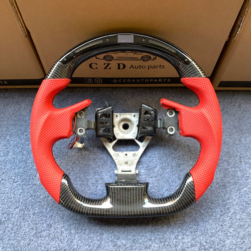 czd auto parts carbon fiber steering wheel for Infiniti G35 with led