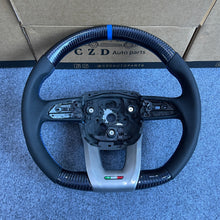 Load image into Gallery viewer, CZD auto parts for  Lamborghini URUS 2019/ 2020 carbon fiber steering wheel with blue wire carbon