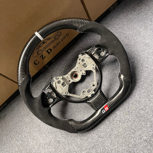 czd auto parts carbon fiber steering wheel for Toyota 86 2016-2019 with black alcantara