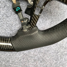 Load image into Gallery viewer, czd auto parts carbon fiber steering wheel for Toyota Highlander with perforated leather