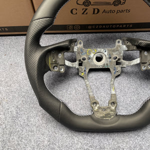 czd auto parts carbon fiber steering wheel for Acura TLX 2015-2021 with black leather