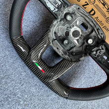 Load image into Gallery viewer, CZD auto parts for  Lamborghini URUS 2019/ 2020 carbon fiber steering wheel with black carbon
