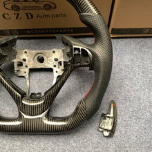 Load image into Gallery viewer, czd auto parts carbon fiber steering wheel for Acura TL/ILX with paddle shifters