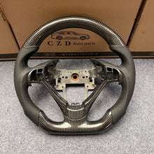 Load image into Gallery viewer, czd auto parts carbon fiber steering wheel for Acura TL/ILX with perforated leather