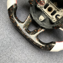 Load image into Gallery viewer, CZD auto parts for Dodge Durango 2018-2021 carbon fiber steering wheel with red &amp; golden flakes forged carbon fiber