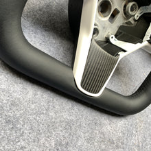 Load image into Gallery viewer, Tesla Model 3 2017/2018/2019/2020 carbon fiber steering wheel from CZD with yoke