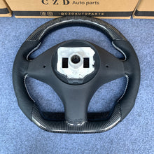 Load image into Gallery viewer, czd auto parts carbon fiber steering wheel for Tesla X with perforated leather