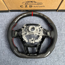 Load image into Gallery viewer, CZD auto parts for Honda 11th gen Civic XI 2021-2022 carbon fiber steering wheel with red stripe line