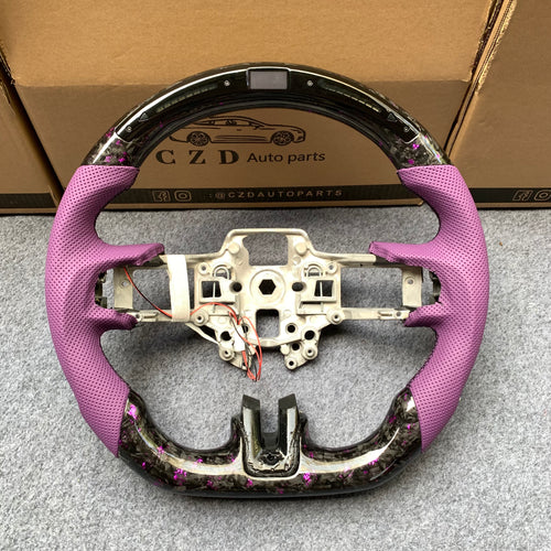 2018-2023 Ford Mustang/SHELBY GT350 LED at top carbon fiber steering wheel from czd