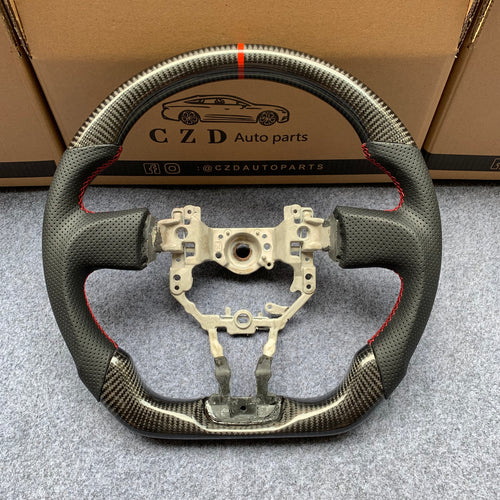 czd auto parts carbon fiber steering wheel for Toyota 86 2012-2016 with red stripe