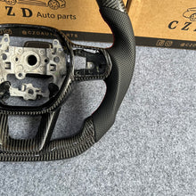 Load image into Gallery viewer, CZD auto parts for Honda 11th gen Civic XI 2021-2022 carbon fiber steering wheel with red stripe line