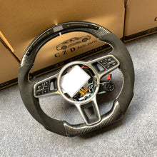 Load image into Gallery viewer, CZD auto parts for Macan models 2014 - 2022 carbon fiber steering wheel with LED light