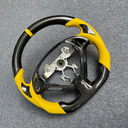 czd auto parts carbon fiber steering wheel for Infiniti Q40 Q60 2014-2015 with gloss carbon fiber thumbgrips