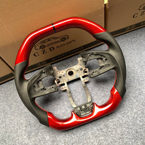 czd auto parts carbon fiber steering wheel for Honda MK10 2016-2021 with black stripe