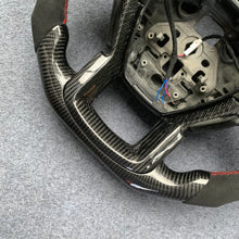 Load image into Gallery viewer, CZD Auto Parts carbon fiber steering wheel for Ford F-150 2015-2020 with red stripe