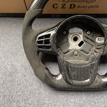 Load image into Gallery viewer, CZD auto parts for TOYOTA SUPRA A90 A91 MK5 2020-2021 carbon fiber steering wheel with alcantara leather side &amp; GR logo