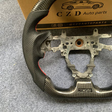 Load image into Gallery viewer, CZD Autoparts For Honda 9th gen Civic/SI 2012-2015 carbon fiber steering wheel gloss carbon fiber top&amp;bottom