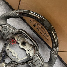 Load image into Gallery viewer, czd auto parts carbon fiber steering wheel for toyota se with black perforated leather