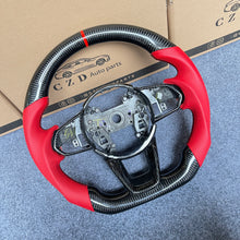 Load image into Gallery viewer, czd auto parts carbon fiber steering wheel for Acura TLX 2022+ with red perforated leather