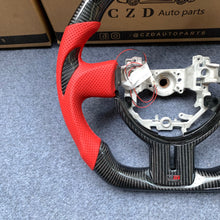 Load image into Gallery viewer, czd auto parts carbon fiber steering wheel for Toyota BRZ 2012-2016 with red leather