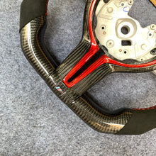 Load image into Gallery viewer, CZD Autoparts for BMW M1 M2 M3 M4 F80 F82 F83 carbon fiber steering wheel Red &amp; black carbon fiber center trim