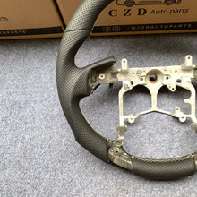 Load image into Gallery viewer, CZD Autoparts For Toyota Tundra 2013-2020 carbon fiber steering wheel black perforated leather steering wheel core