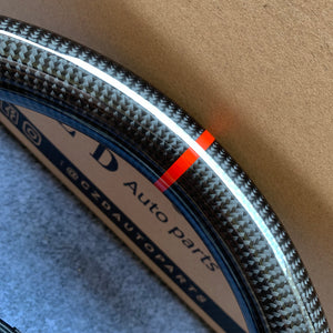 CZD Autoparts For BMW F83 M5 F10 M6 F06 F12 F13 carbon fiber steering wheel outer trim in gloss carbon fiber