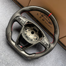 Load image into Gallery viewer, CZD auto parts for Toledo 2014-2015 carbon fiber steering wheel with perforated leather side