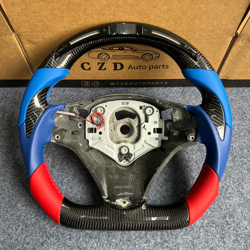 czd auto parts carbon fiber steering wheel for BMW E90 with thumb grips