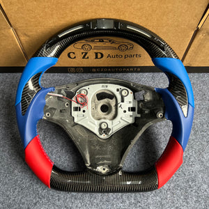 czd auto parts carbon fiber steering wheel for BMW E90 with thumb grips