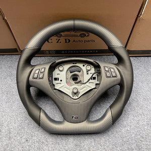 czd auto parts carbon fiber steering wheel for BMW E92 with black leather