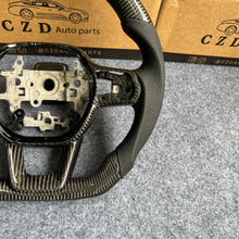 Load image into Gallery viewer, czd auto parts carbon fiber steering wheel for Honda 11th gen Civic XI 2021-2022 with gloss carbon fiber