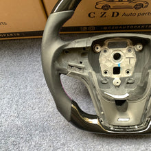 Load image into Gallery viewer, CZD autoparts  for Chevrolet 5th gen Camaro 2010-2015 carbon fiber steering wheel with piano black in the top and bottom