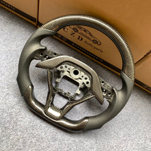 Load image into Gallery viewer, CZD auto parts for Honda 10th gen Accord EXL EX LX 2018-2022 carbon fiber steering wheel with smooth leather side