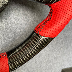 CZD auto parts carbon fiber steering wheel for camaro 2010-2011 with gloss carbon fiber paddle shifters