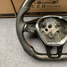 Load image into Gallery viewer, CZD auto parts for Volkswagen Golf 7 GTI Golf R MK7 VW Polo GTI Scirocco 2015 2016 carbon fiber steering wheel