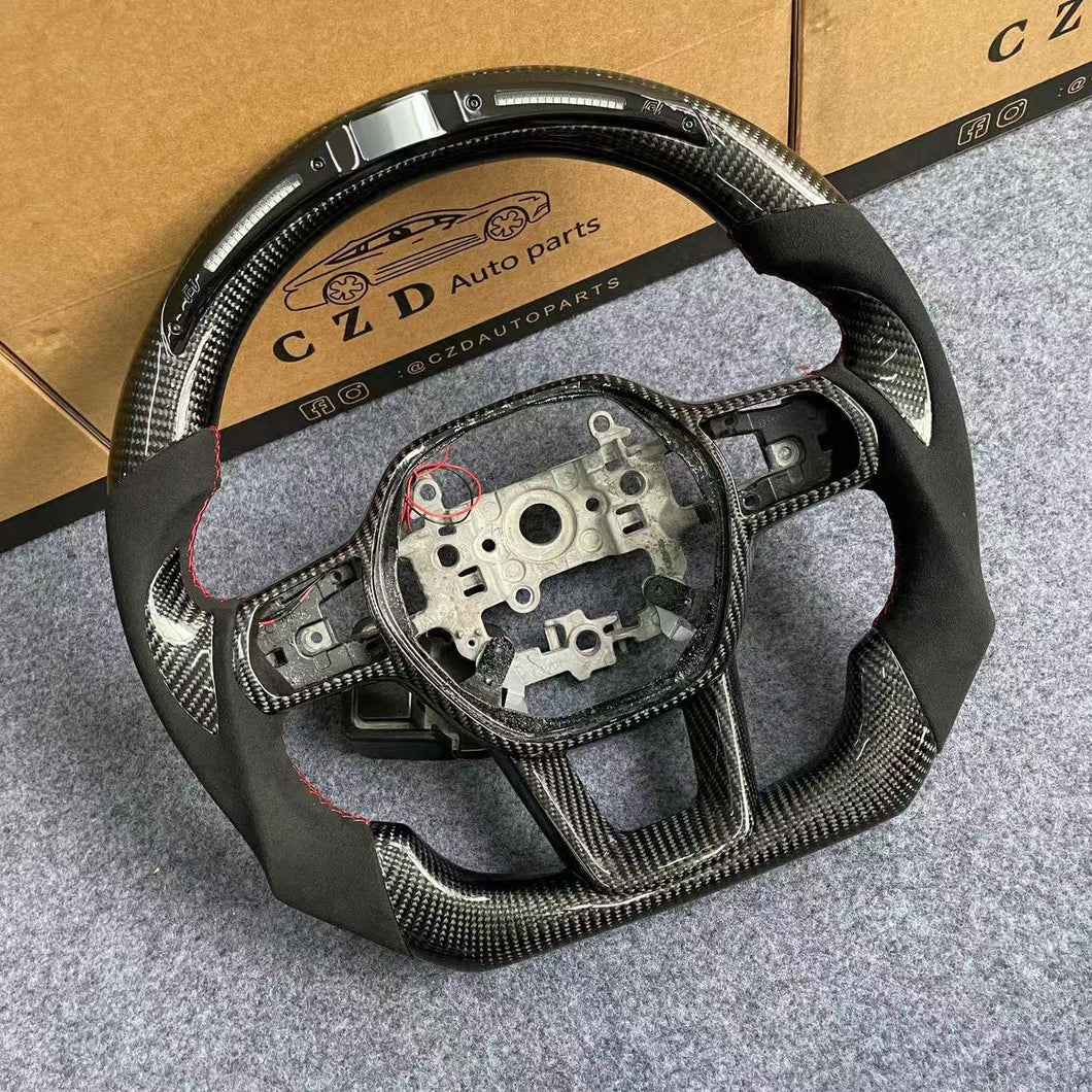 CZD auto parts 2023 honda hrv sport carbon fiber steering wheel for deposit