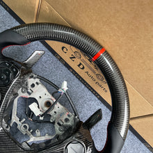 Load image into Gallery viewer, CZD auto parts for Toyota Camry with 3spoke 2012-2014 carbon fiber steering wheel  with carbon paddle shifter