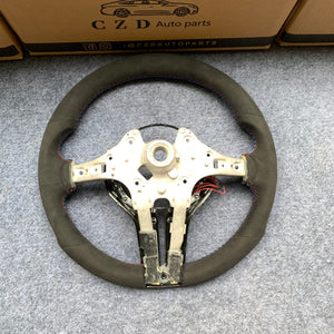 CZD Autoparts For BMW X5 M F85 X6 M F86 carbon fiber steering wheel Japanese LED