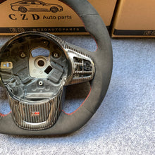 Load image into Gallery viewer, CZD auto parts for TOYOTA SUPRA A90 A91 MK5 2020-2021 carbon fiber steering wheel with full alcantara leather