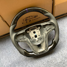 Load image into Gallery viewer, CZD auto parts  for Volt 2011-2015 carbon fiber steering wheel with piano black in the top and bottom