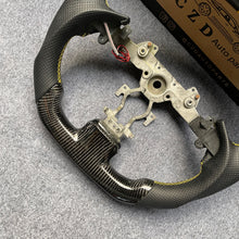 Load image into Gallery viewer, CZD autoparts for Infiniti Q40 Q60 2014-2015 carbon fiber steering wheel with LED in the top