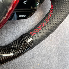 Load image into Gallery viewer, CZD Auto Parts carbon fiber steering wheel for Toyota Camry 2025 with black perforated leather