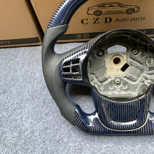 Load image into Gallery viewer, CZD auto parts for TOYOTA SUPRA A90 A91 MK5 2020-2021 carbon fiber steering wheel with blue &amp; black carbon