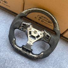 Load image into Gallery viewer, CZD auto parts for Infiniti FX35 FX45 S50 2003-2008 carbon fiber steering wheel with forged carbon fiber &amp; alcantara leather side